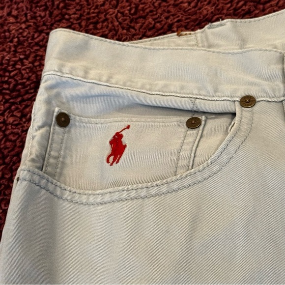 POLO RALPH LAUREN men’s light blue 650 straight chinos, 36x30 - Picture 3 of 11